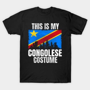 This Is My Congolese Costume for Men Women Vintage Congolese T-Shirt